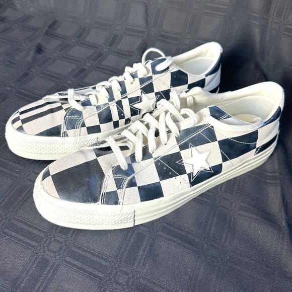 Converse One Star OX Blocked Warped Board Low Top Sneakers - EUC - Size Mens 13 - Picture 1 of 12